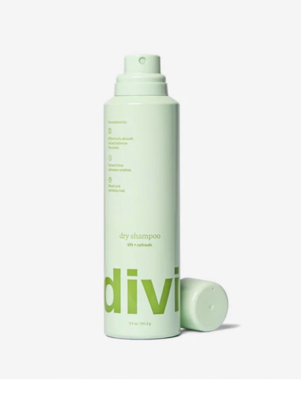 Divi Dry Shampoo Spray — Light Green